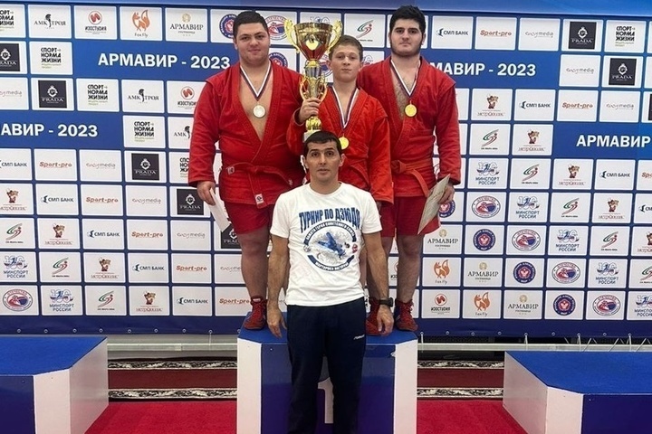 Sochi sambo wrestlers won three medals at the tournament in memory of the Hero of Russia