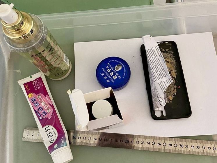 Китаец попытался вывезти из России золотой песок в чехле смартфона