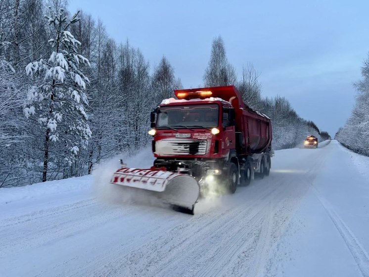Снег на дорогах в Тверской области расчищает порядка 200 машин