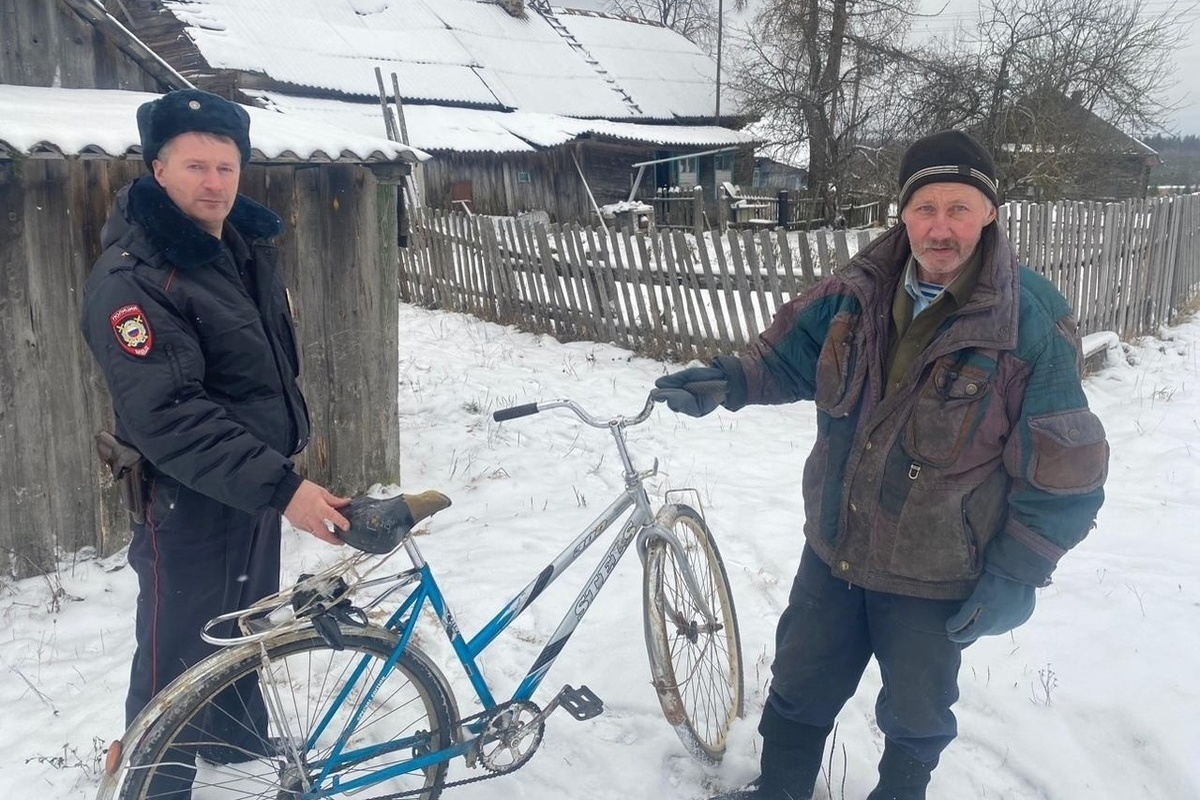 Костромич получил от полиции подарок на день рождения – вернули велосипед
