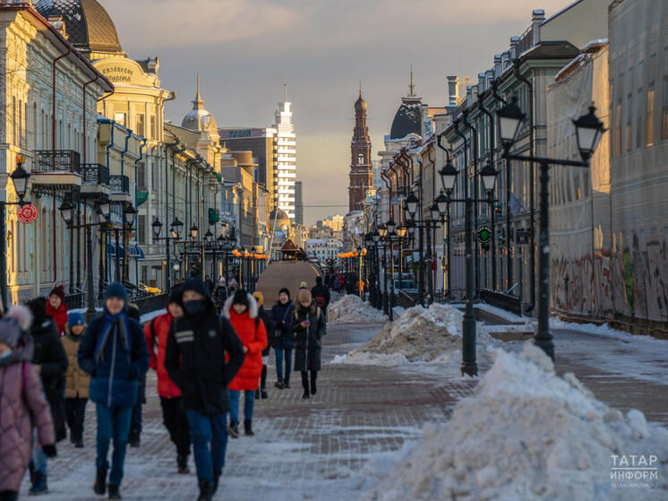 Сегодня в Казани потеплеет до + 2 градусов