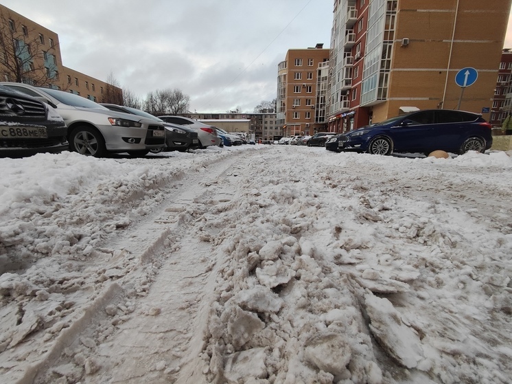 Ленинградцы пожаловались на плохую уборку снега в нескольких районах