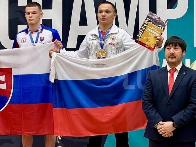 Спортсмен из ЯНАО завоевал золото чемпионата Европы по мас-рестлингу