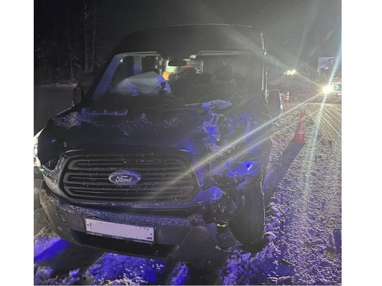 На 210 км трассы М-1 снова ДТП и снова пострадавший