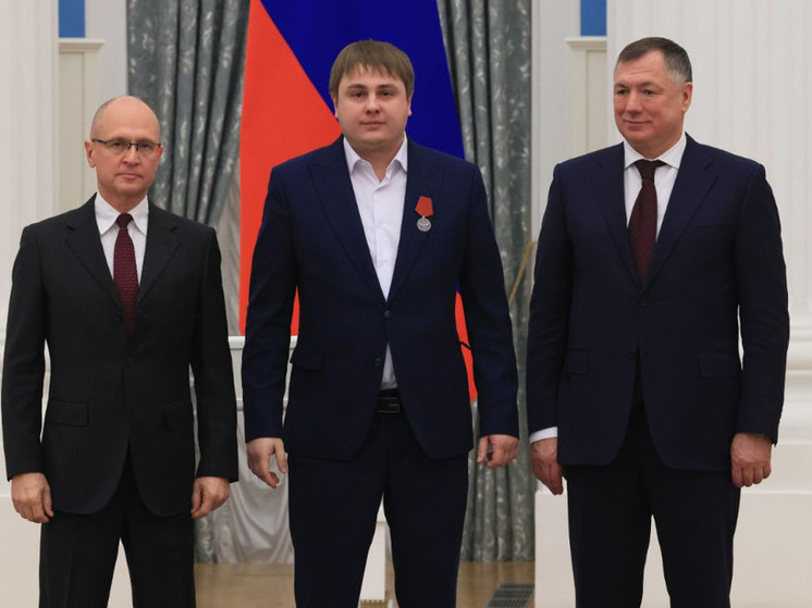 Строитель из Тамбова получил государственную награду в Кремле
