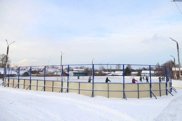 The stadium reconstruction project in the village of Ustye will be finalized