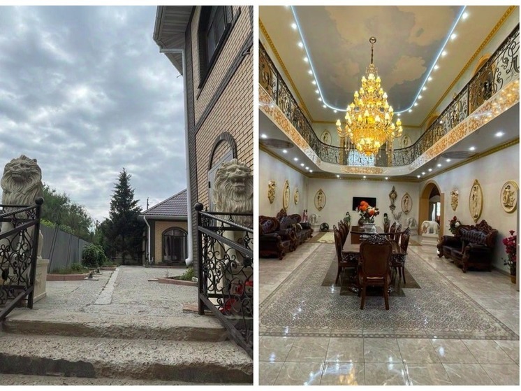Дворец со львами и золотыми люстрами продают в Новосибирске за 19 млн рублей