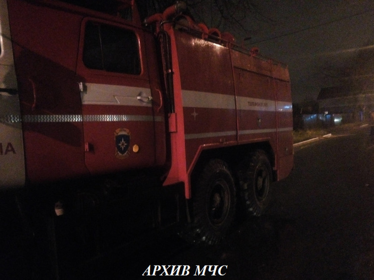 Ночной пожар оставил без крова костромскую семью