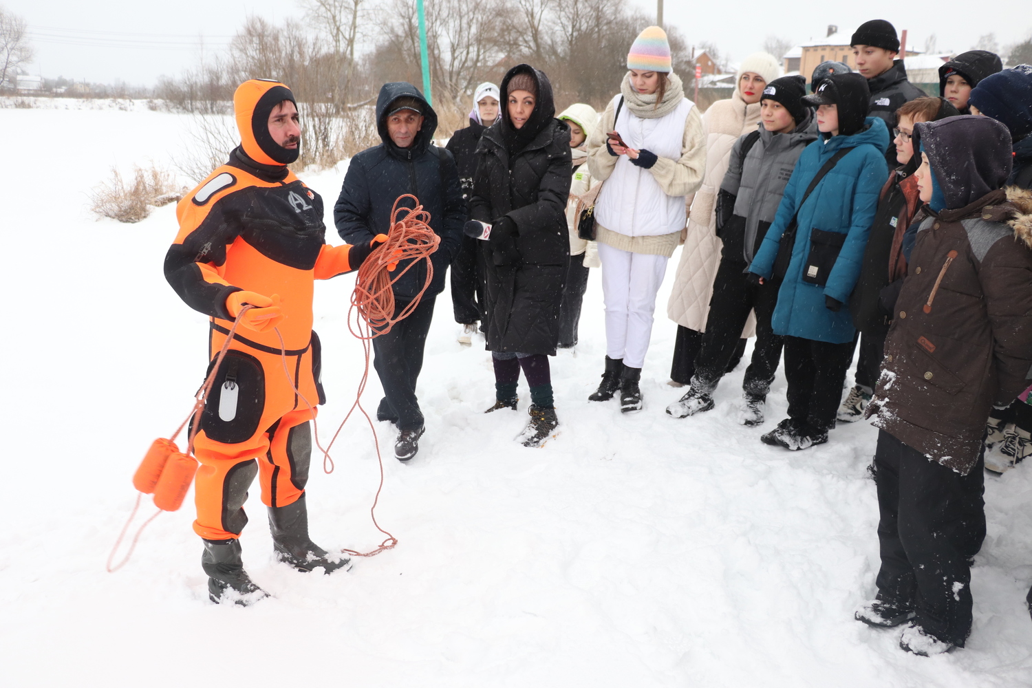 На Семязино во Владимире прошел мастер-класс по спасению на воде
