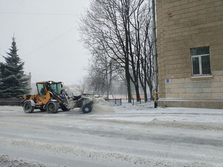 Петербуржцев попросили не оставлять машины на улицах, где коммунальщики убирают снег
