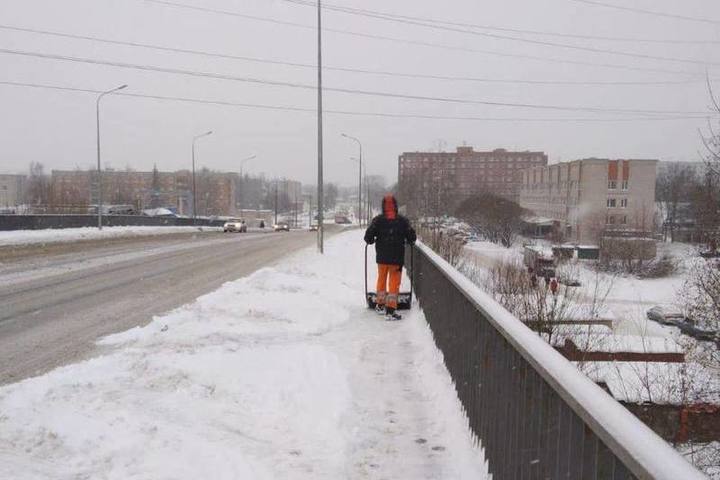 Борис Ёлкин: В Пскове выпало снега в четыре раза больше нормы