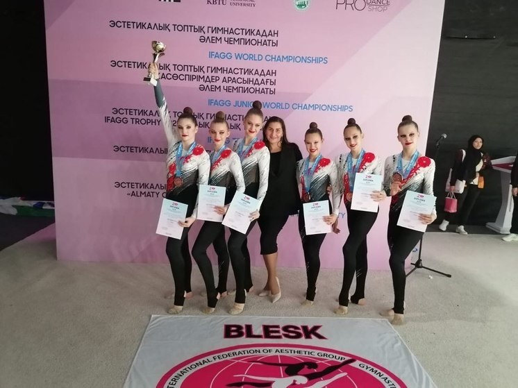 Гимнастки Красноярского края стали призерами на международном турнире в Казахстане