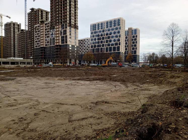 В Краснодаре на ул. Обрывной начали строить большую школу