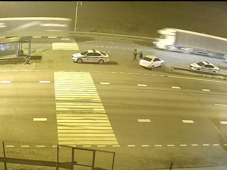 Сотрудники ДПС Подмосковья сопроводили в роддом роженицу с малышом