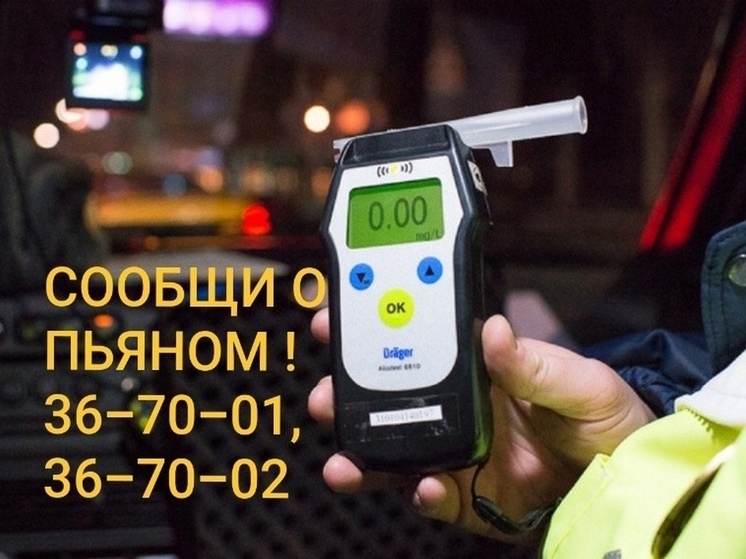 В Курской области устроят облаву на пьяных водителей