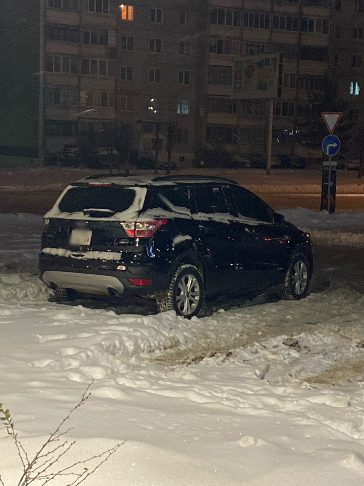 Женщина встала на пути автомобиля и предотвратила возможную трагедию в Твери