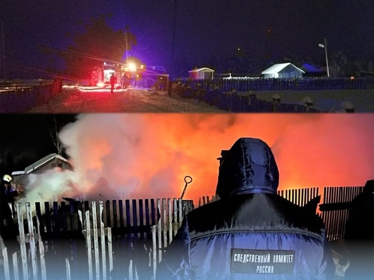 Следком Карелии заинтересовался гибелью двух человек на ночном пожаре