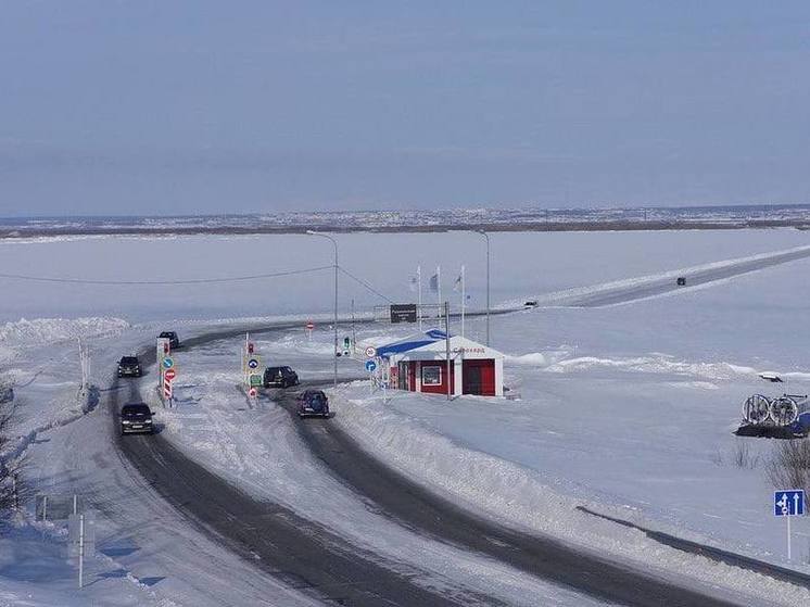 На Ямале открылась ледовая переправа между Салехардом и Лабытнанги