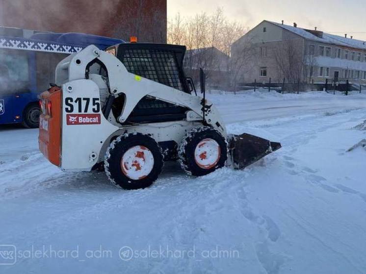 В Салехарде снежный бот за сутки принял почти 70 сообщений с требованием вывезти снег