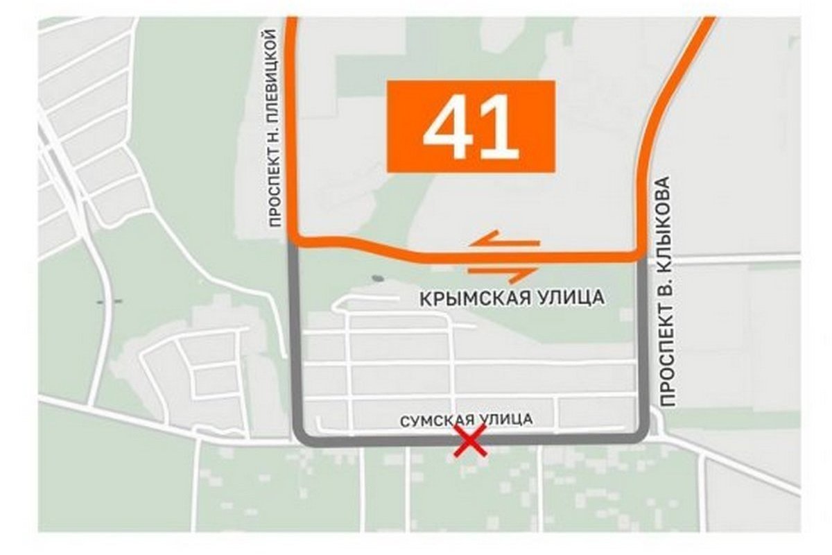С 1 декабря в Курске изменили схемы движения маршрутов автобусов №41 и №33г