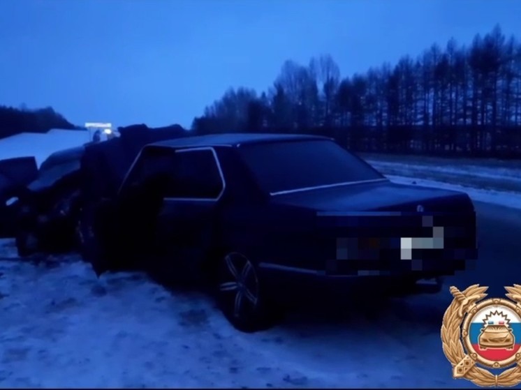 Две иномарки столкнулись в Башкирии: один из водителей погиб