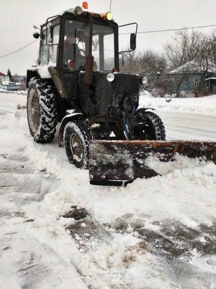 В Курской области прокуратура заставила администрацию очистить дороги от снега