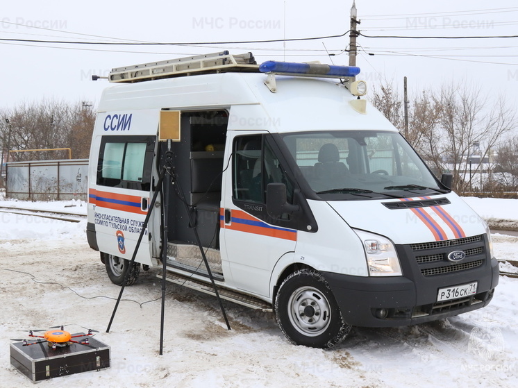 Тульское подразделение БПЛА МЧС стало одним из лучших в России