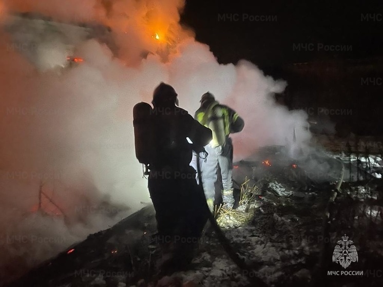 Житель Ефремова погиб при пожаре в деревенском доме