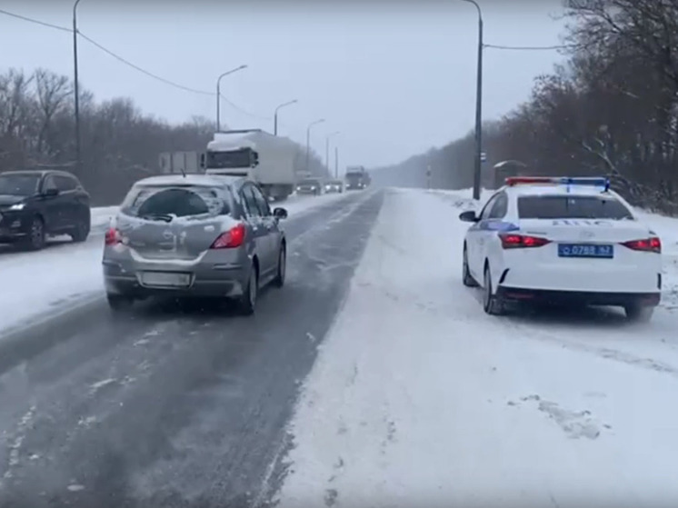 Госавтоинспекция предупредила рязанцев о сложной дорожной ситуации на трассе М-5