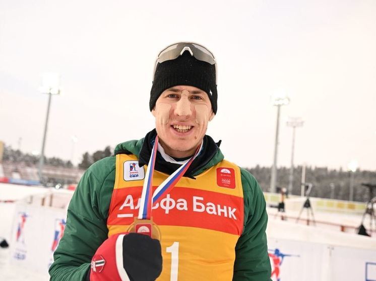Башкирский биатлонист Эдуард Латыпов выиграл масстарт на Кубке России