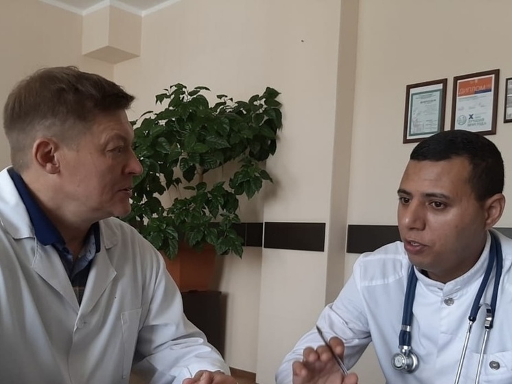 В Орле к медкоманде Покровской ЦРБ присоединился иностранный специалист