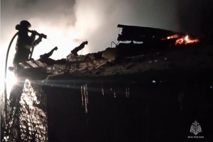Курские спасатели назвали причину пожара в бане в селе Ольховка