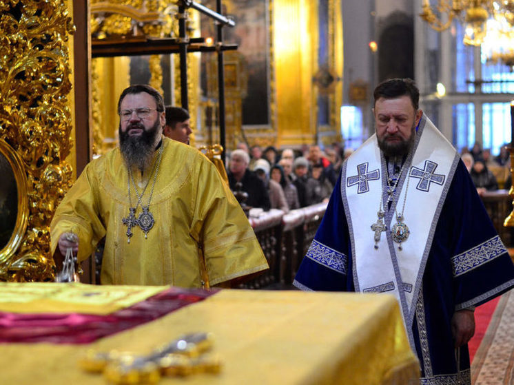 В Свято-Успенском кафедральном соборе состоялась Божественная литургия