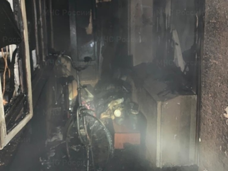 Женщина получила ожоги на пожаре в Краснокаменске