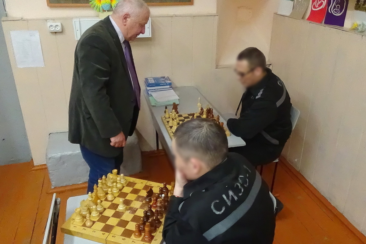 В СИЗО Бурятии прошел сеанс одновременной игры в шахматы