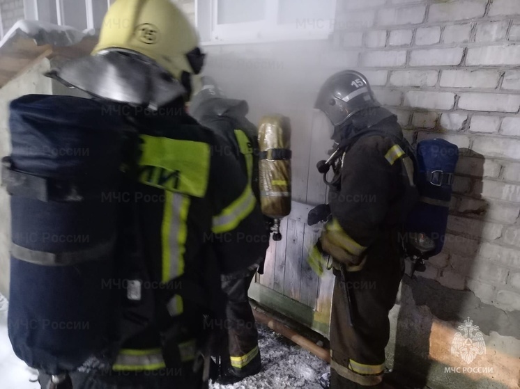 В Муроме в выходные тушили пожар в многоквартирном доме