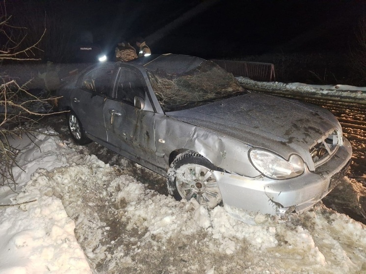 На орловской трассе с моста в реку упала машина и погиб водитель
