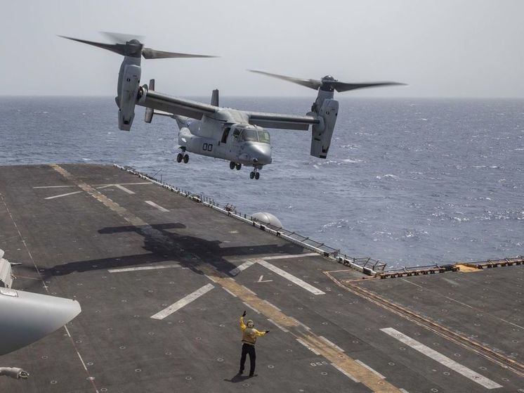 На месте крушения конвертоплана США Osprey в Японии нашли тела экипажа