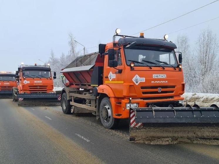 Костромские дорожники оперативно ликвидируют последствия снегопада