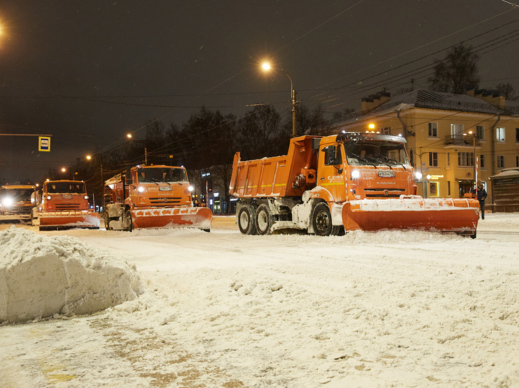 Коммунальщики вывезли с улиц Петербурга 220 тысяч кубов снега