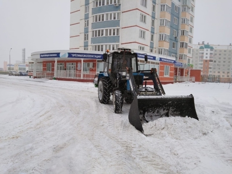 В Орловской области усилят работу по уборке снега