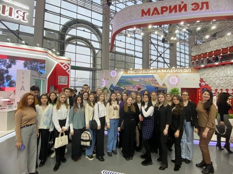 Студенты МарГУ приняли участие в мероприятиях Дня Республики Марий Эл в Москве