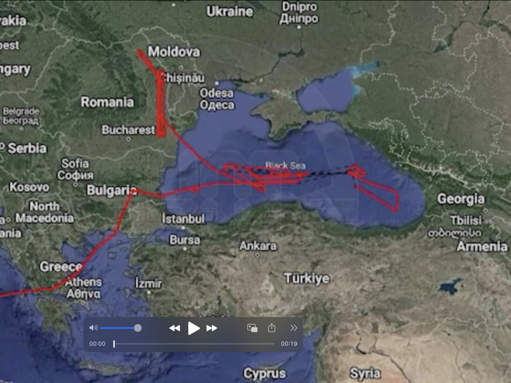 Shot: натовский БПЛА кружит над Румынией и Чёрным морем