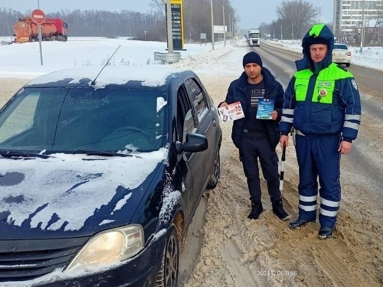 В Ряжском районе сотрудники Госавтоинспекции провели беседы с водителями