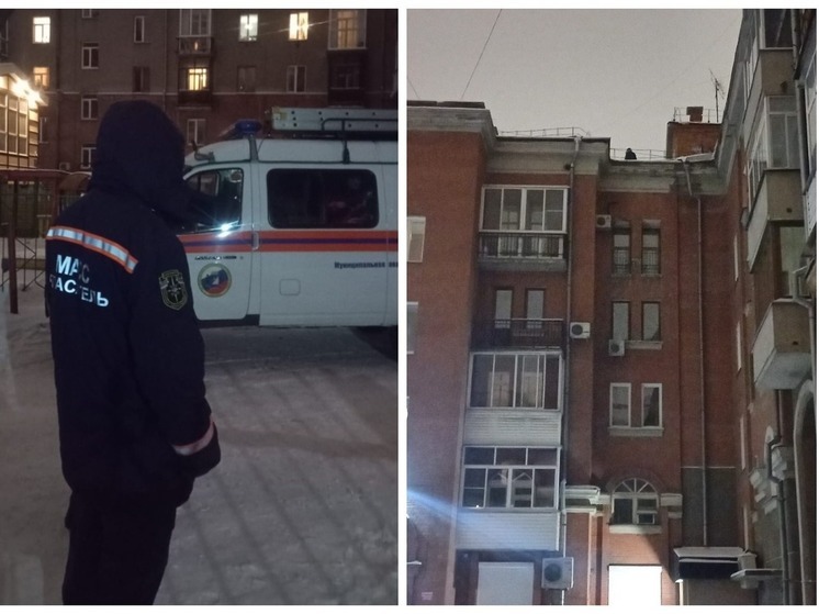 Спасатели сняли с крыши очередного неадеквата в Новосибирске