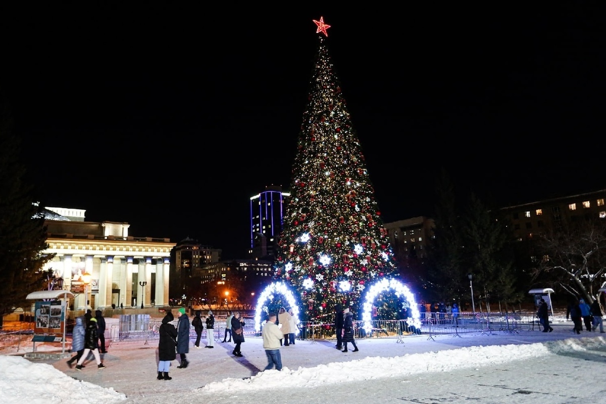 Праздничная программа "Новогодняя ночь" пройдет в центре Новосибирска 31 декабря