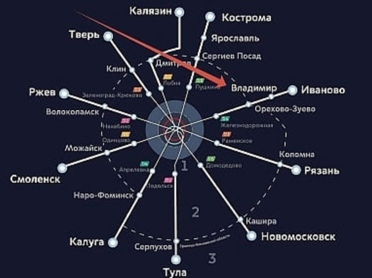Московское метро пройдет в 33 регион по МЦД-4
