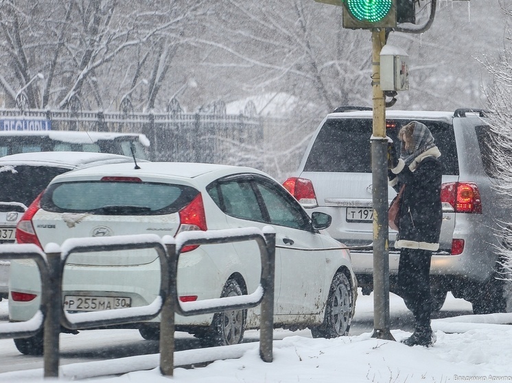 В Астрахани пойдет снег