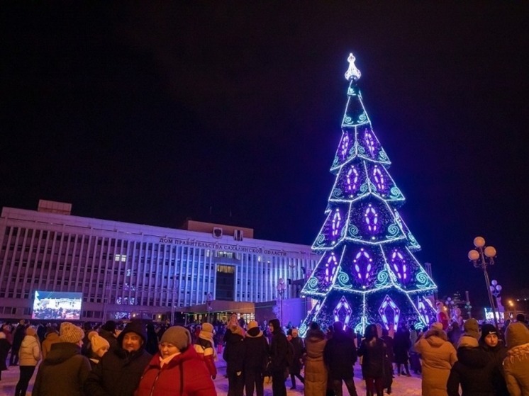Открытие главной елки Сахалинской области состоится 16 декабря