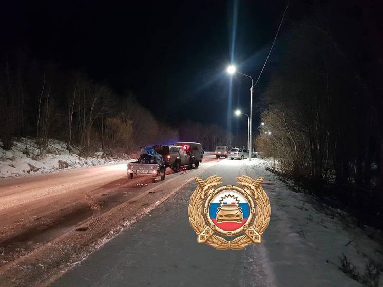 Водитель «УАЗ» устроил массовое ДТП на севере Сахалина